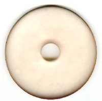 1 56x7mm Matte Rosaline Resin Donut 